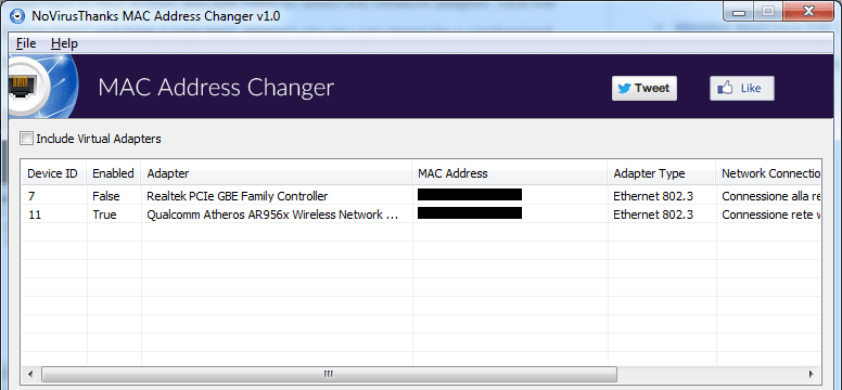 no virus thanks mac address changer for windows 10